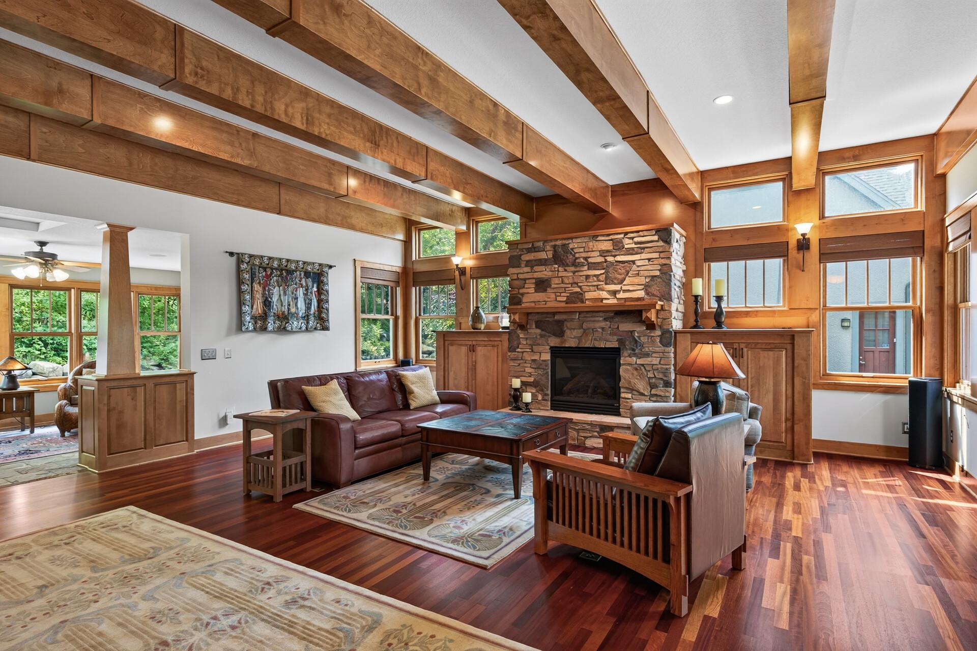 Great Room, Exposed Beams